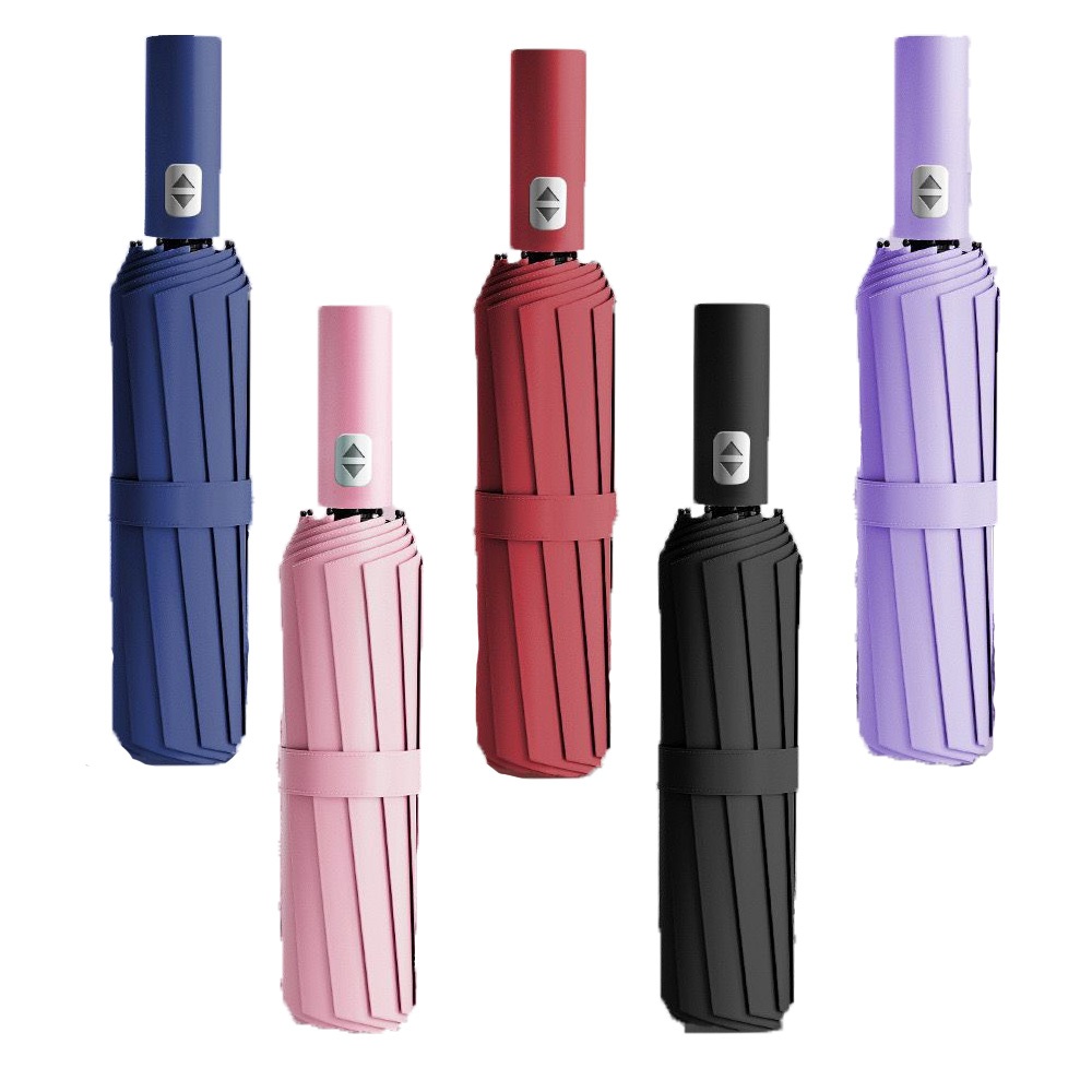 12 Hastes Guarda Chuva Automático Sombrinha Grande Proteção Solar UV Reforçado Dobrável Envio Imediato colorido em Oferta na Shopee