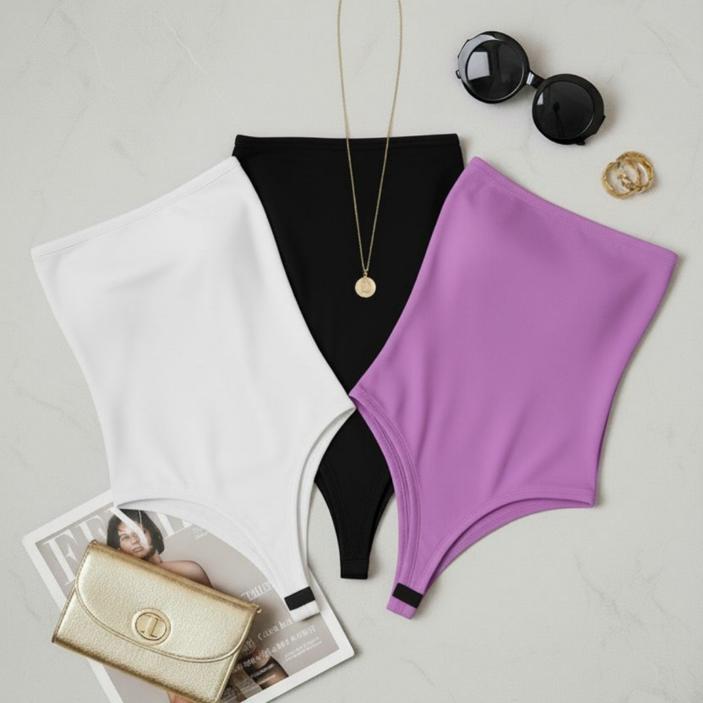 Kit 3 Body Bori Collant Feminino Tomara Que Caia Com Bojo Modelador Moda Casual Versátil Primavera Verão Tendência em Oferta na Shopee