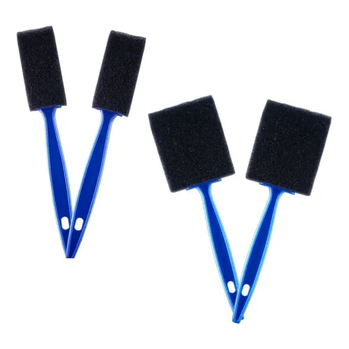Kit 4 Pincéis De Espuma Vonixx Detalhamento Automotivo