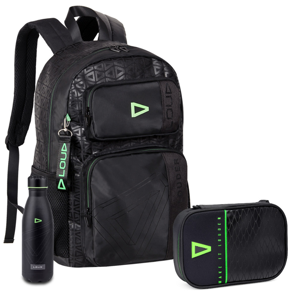 Kit Mochila Gamer Estojo Loud Reforçada Licenciada Escolar em Oferta na Shopee