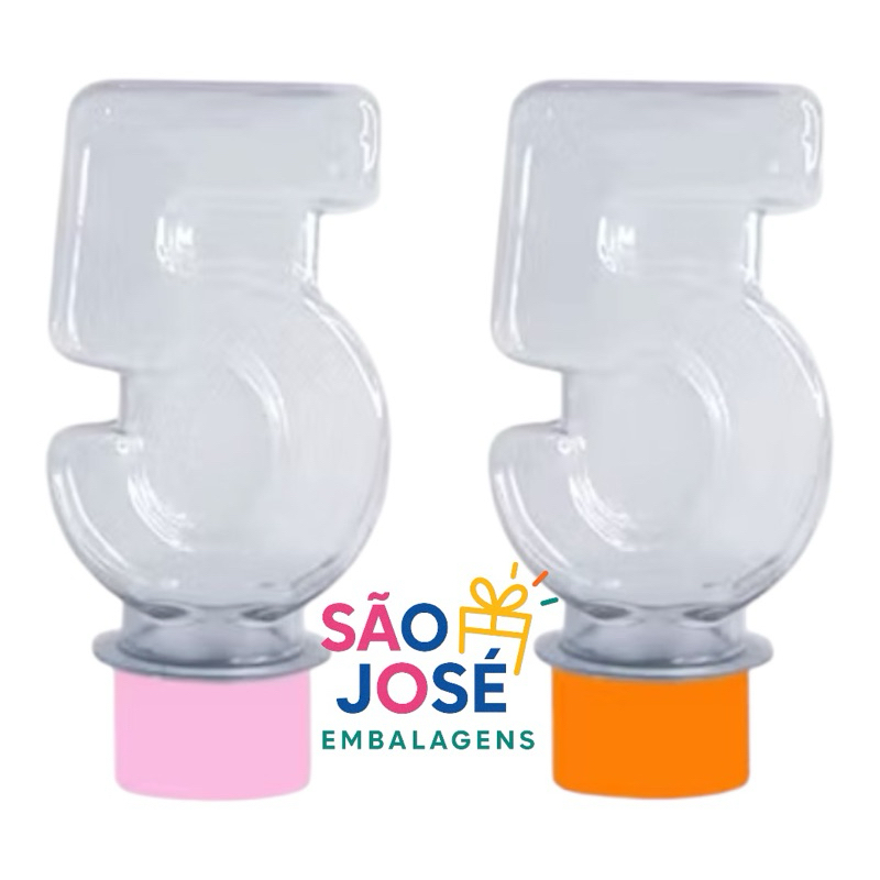 Tubete Numero 5 c/ tampa - 10 unidades em Oferta na Shopee