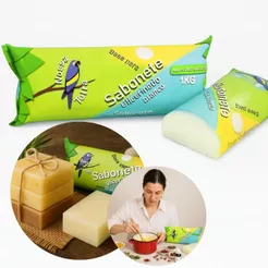 Base Glicerina Glicerinada Transparente Para Sabonete - Nossa Terra 1Kg