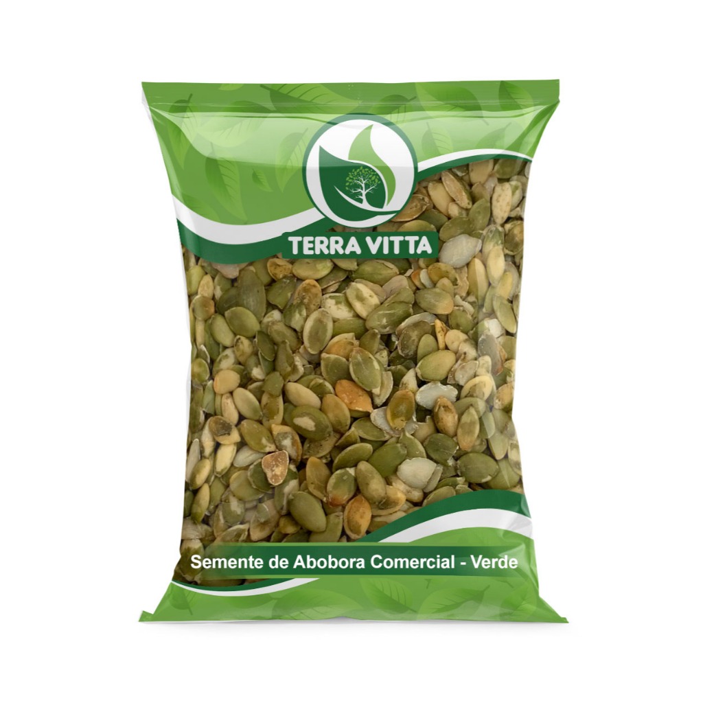Semente de Abóbora Crua Verde - Comercial em Oferta na Shopee