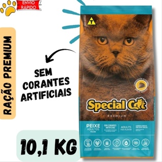 Ração Special Cat Premium Gatos Adultos sabor Peixe 10.1Kg em Oferta na Shopee
