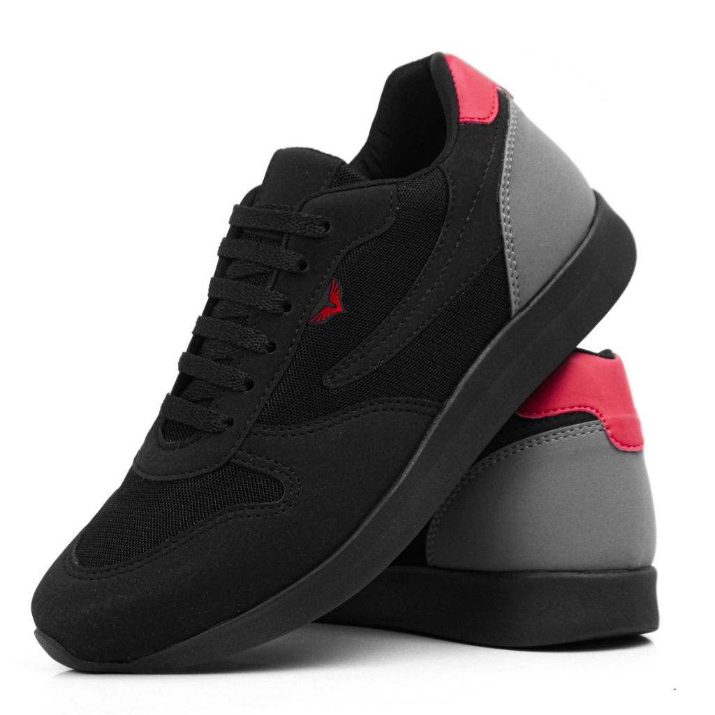 Tenis Masculino Leve Casual Kit Tenis Masculino Preto