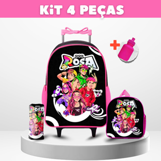 Kit Mochila Escolar Infantil Emily Vick Os Rosas + Lancheira + Estojo em Oferta na Shopee
