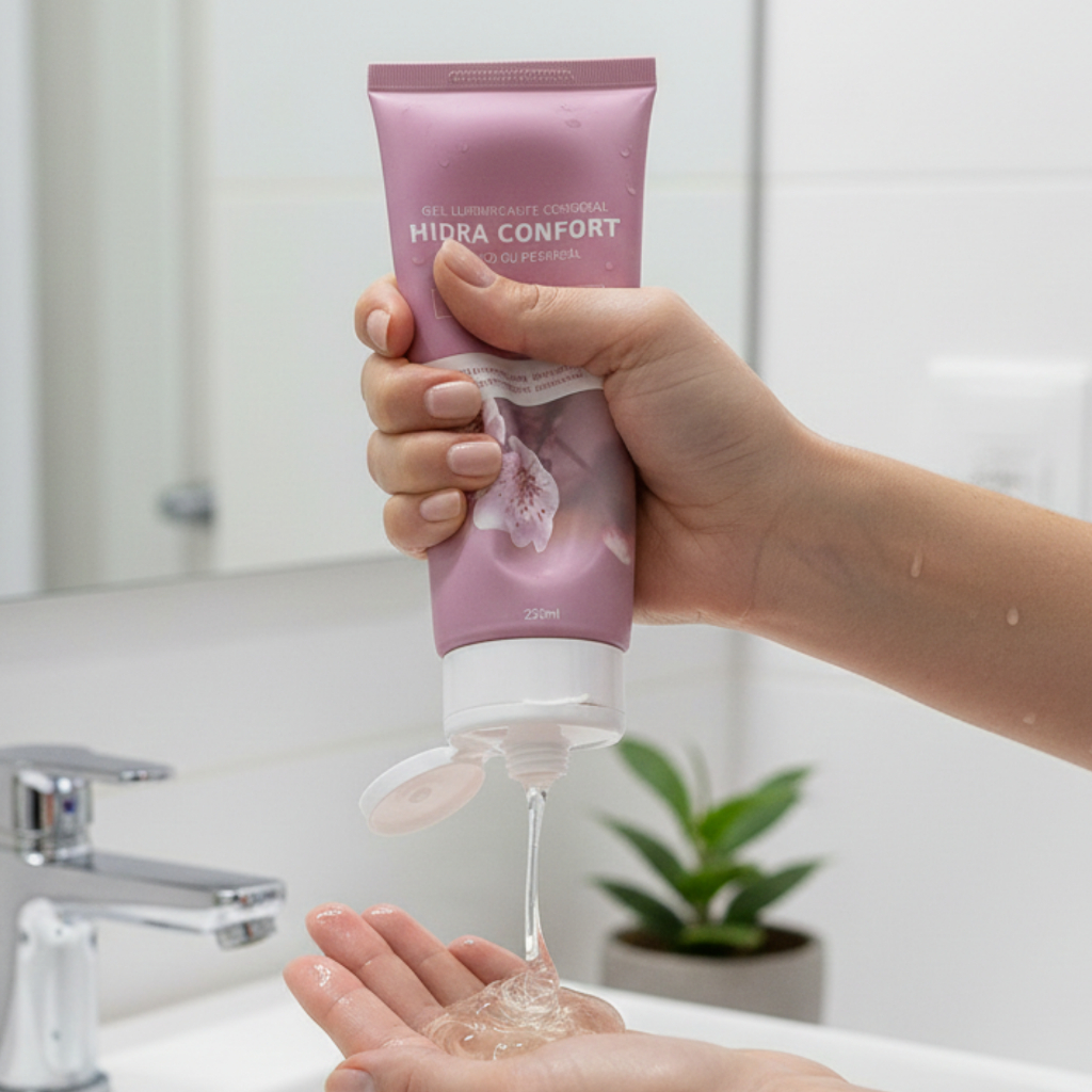 Gel Hidratante e Lubrificante Hidra Confort com Ácido Hialurônico e Centella Asiática 220ml — imagem 2 de 2