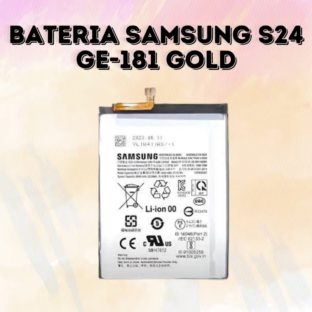 BATERIA GOLD COMPÁTIVEL PARA S24, S6, S6 EDGE, S7 e S7 EDGE