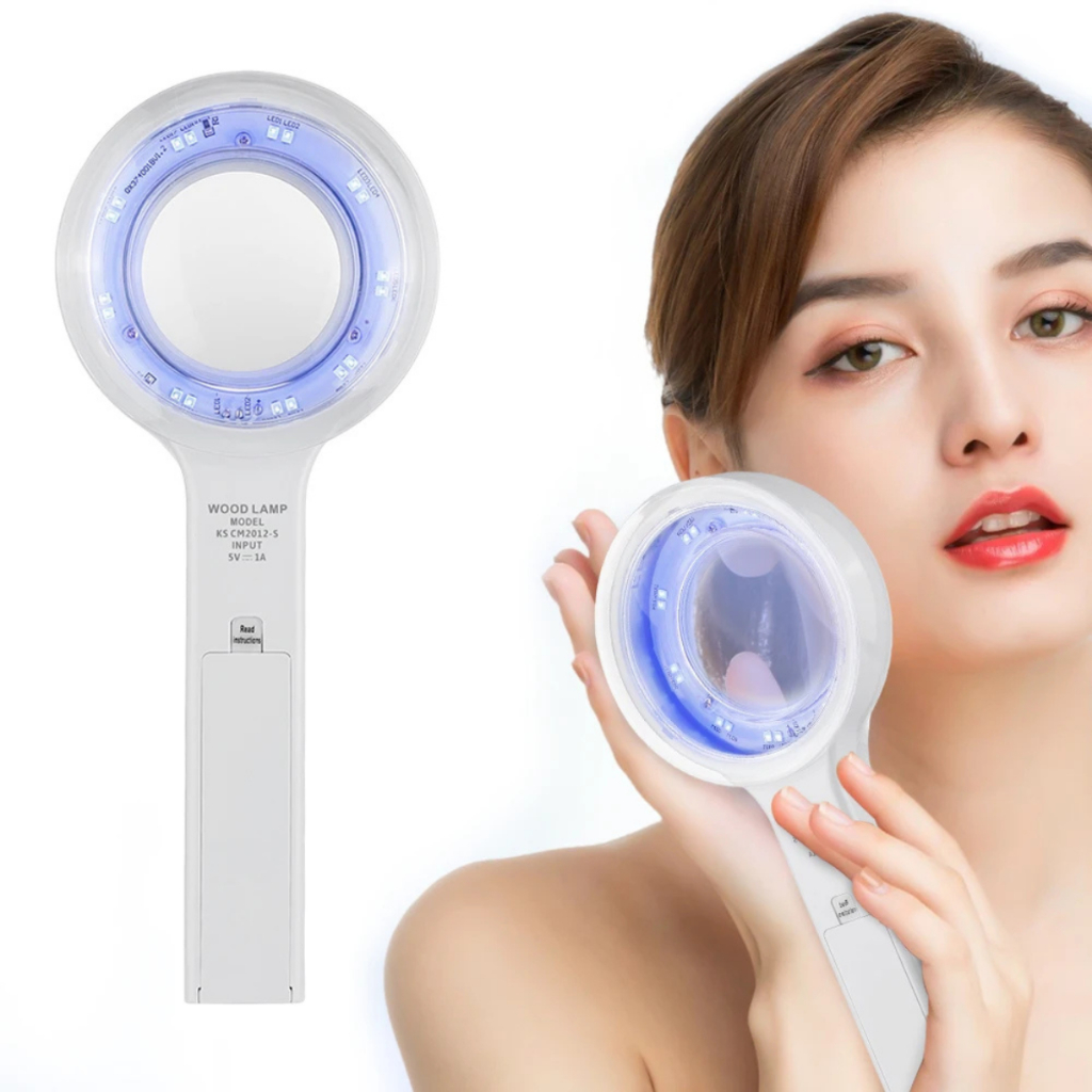 Lâmpada Wood UV LED Recarregável – Dermatologia e Estética – Envio 24h