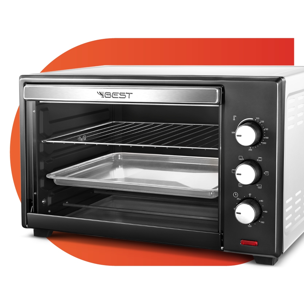 Forno Eletrico Best 48 Litros Plus Preto/Branco 127V 1600W em Oferta na Shopee