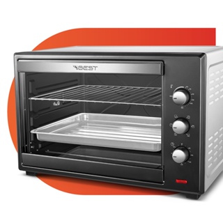 Forno Elétrico Best 60 Litros Basico Preto/Branco 1800W 220V em Oferta na Shopee