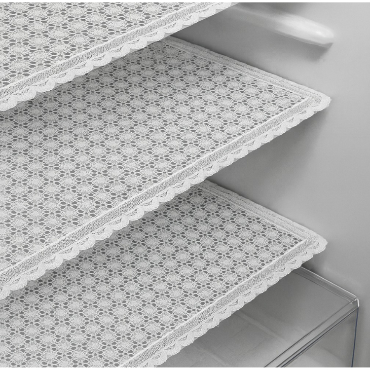 Forro de Geladeira PVC Antiderrapante – Kit 4 Peças Lavável 53×35 cm Branco em Oferta na Shopee