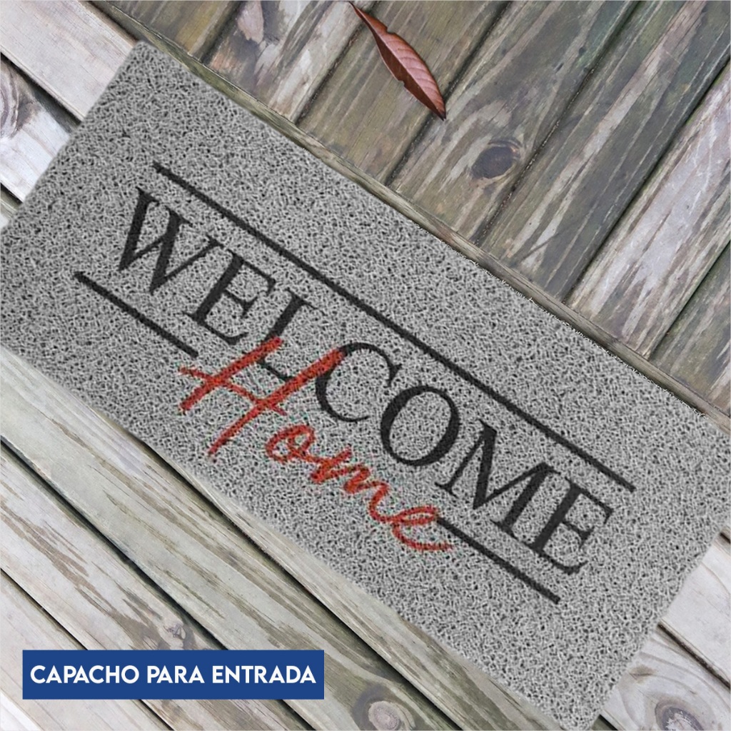 Tapete Capacho Tapete Entrada Casa Bem Vindo | Vegano, natural, capacho 30x70cm