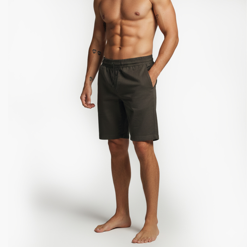 Bermuda Sarja Masculino Verde Musgo Short Jogger Original Sarja Bermudas Promoção Shorts Qualidade Promocional