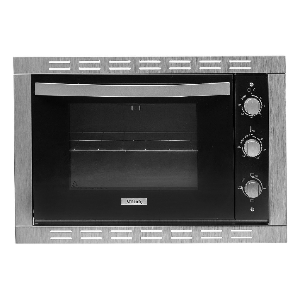 Imagem FORNO ELÉTRICO DE EMBUTIR HORIZON 44L STELAR – GRILL SUPERIOR, LUZ INTERNA E CONTROLE DE TEMPERATURA
