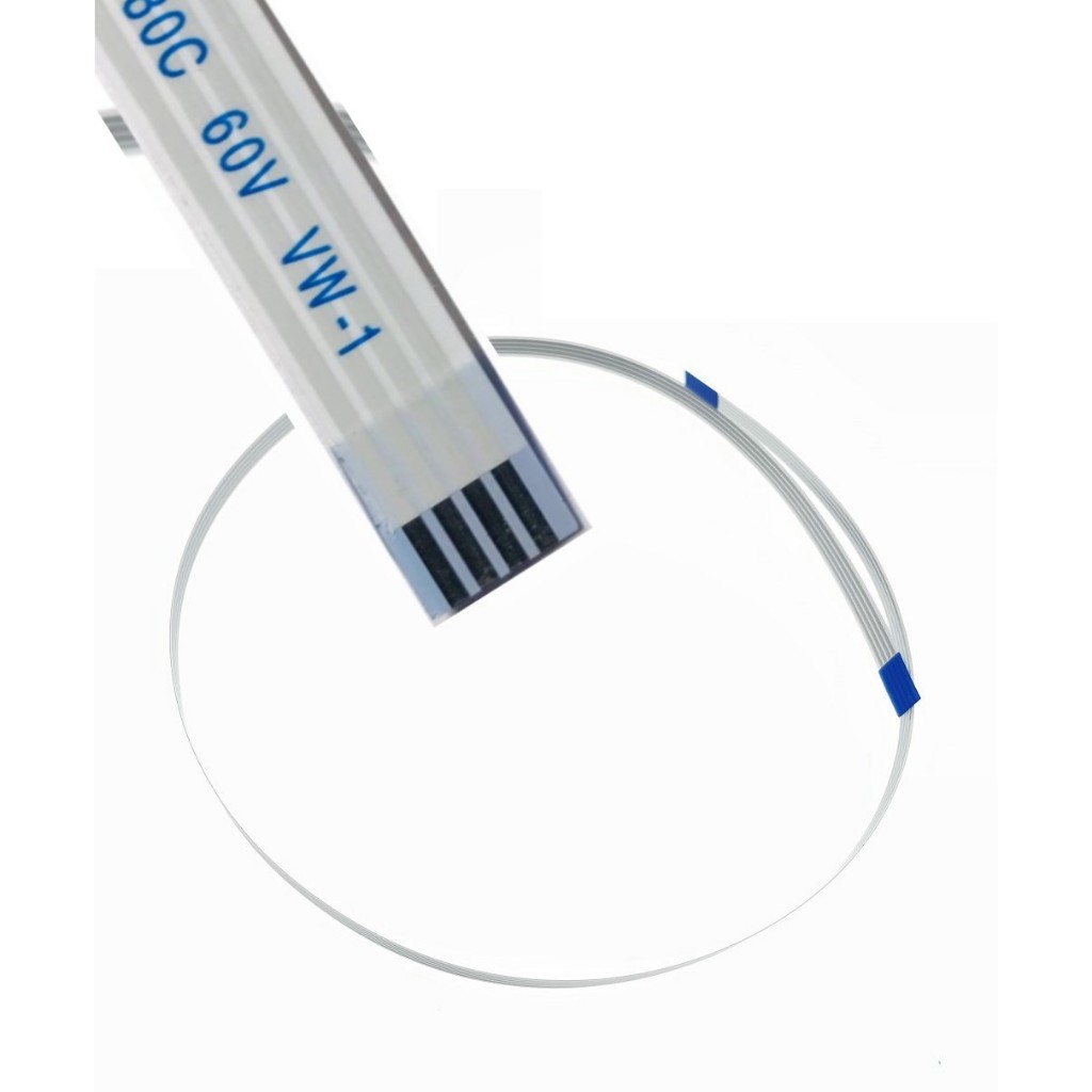 Cabo Flat 4 Vias Normal  5mm de Largura 50cm de comprimento