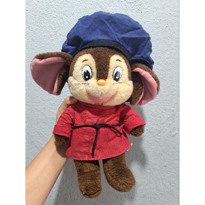 Pelúcia Fievel, Um Conto Americano 28cm Usado Original Bandai 1987 Importado do Japão Raro