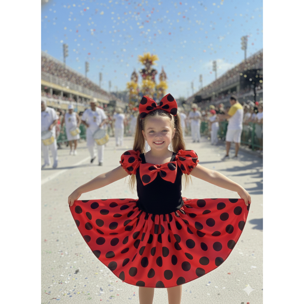 Vestido Joaninha Mãe e Filha – Combinação Perfeita!