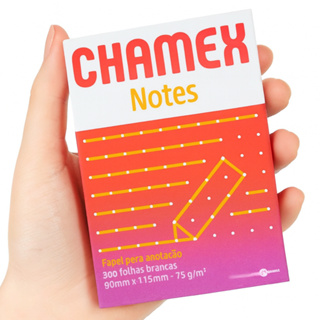 Bloco Chamex Notes 300Fls Rascunho Lembrete  80x115mm em Oferta na Shopee