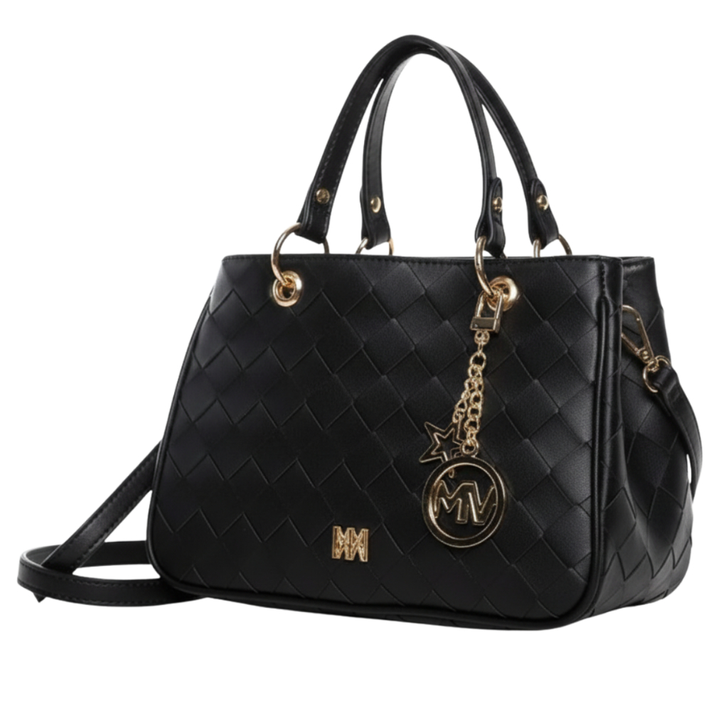 Bolsa Feminina Via Marte Tote Pequena Tressê Casual Estilosa Moderna B272101