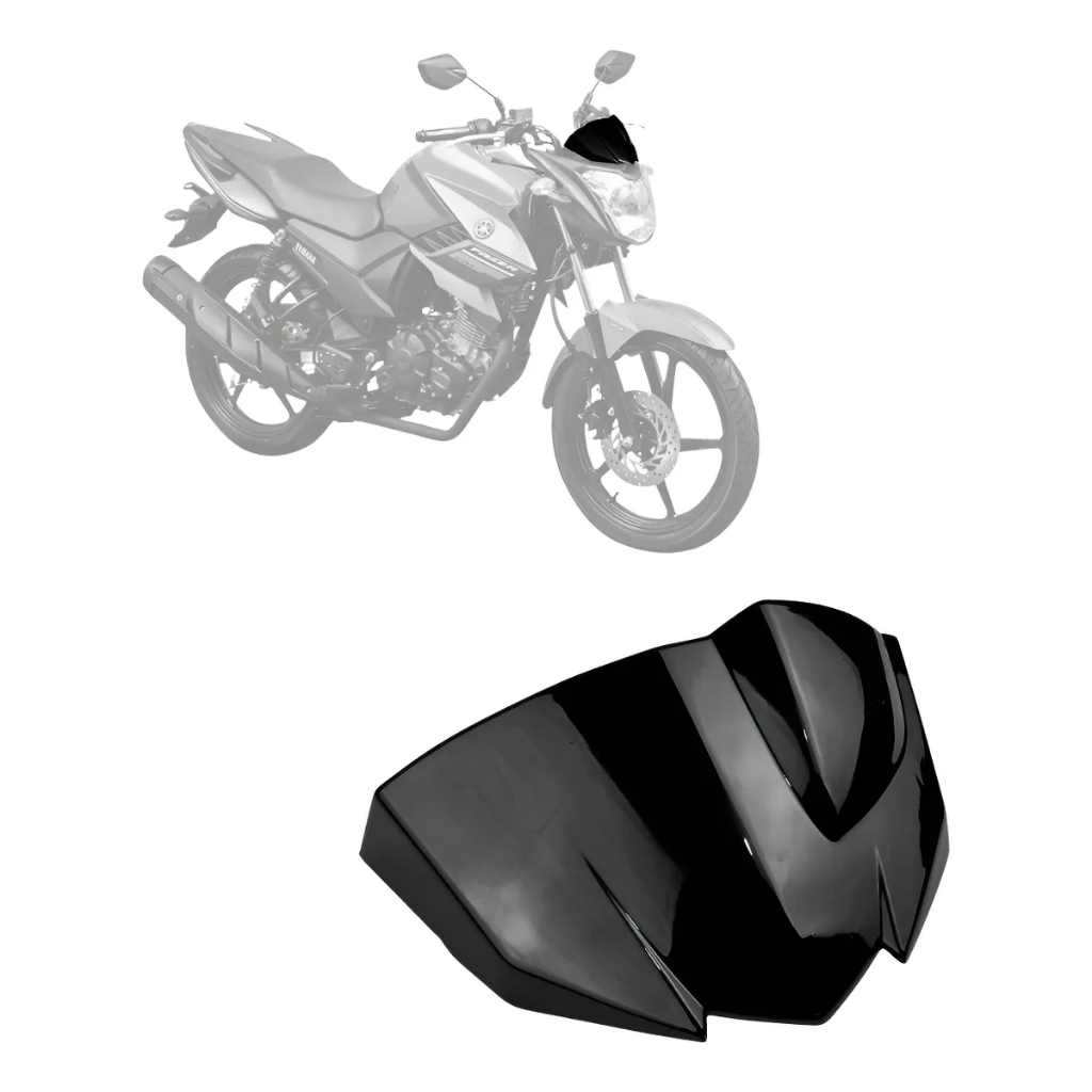 Capa Carcaça Carenagem Frontal Superior do Farol Painel Moto Fazer 150 2014 a 2019 Pro Tork Modelo Original