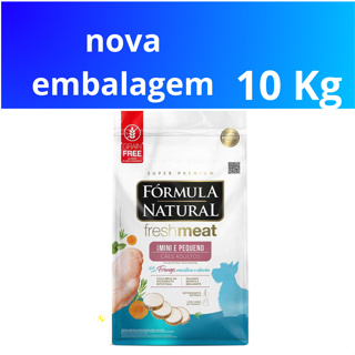 Ração Formula Natural Fresh Meat CÃES ADULTO Raças Peq -10 kg em Oferta na Shopee