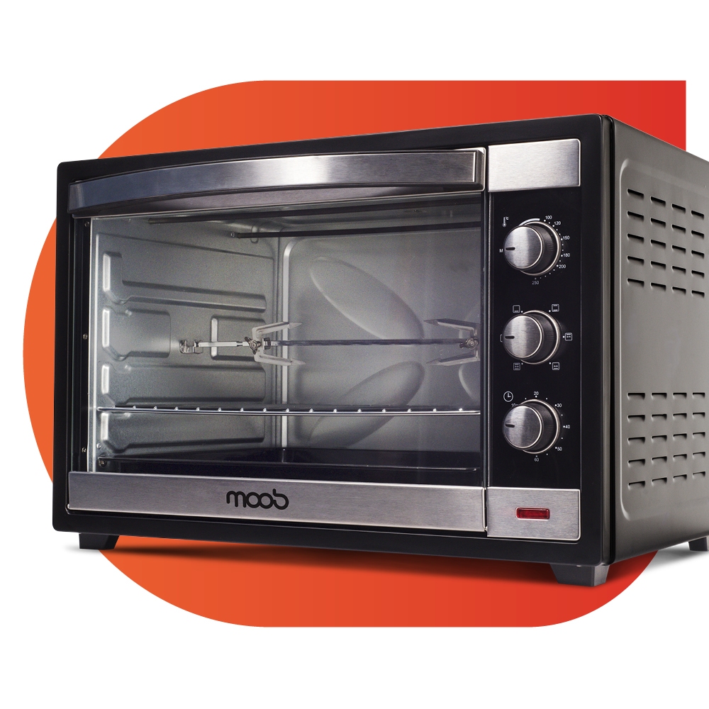 Forno Elétrico 60 Litros Moob Com Espeto Giratório e Luz Interna 220V em Oferta na Shopee