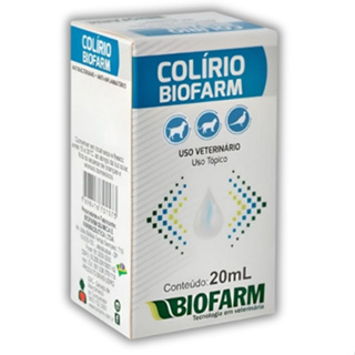 Colírio Biofarm 20mL – Tratamento Eficaz, Alívio Imediato e Proteção Ocular Para Cães e Gatos em Oferta na Shopee