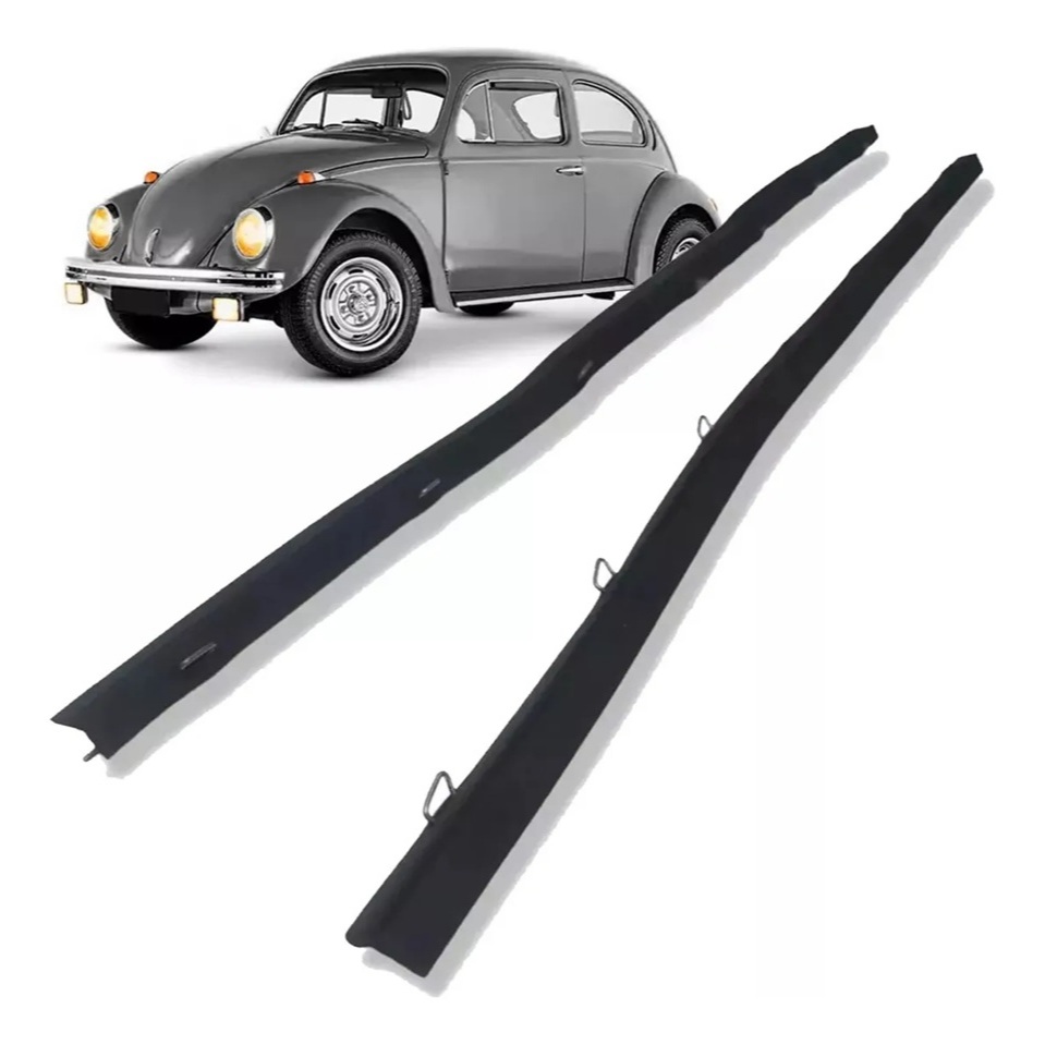 Par Borracha Pestana Interna Vidro Fusca Com Arame Flocada 1957 A 1996 em Oferta na Shopee