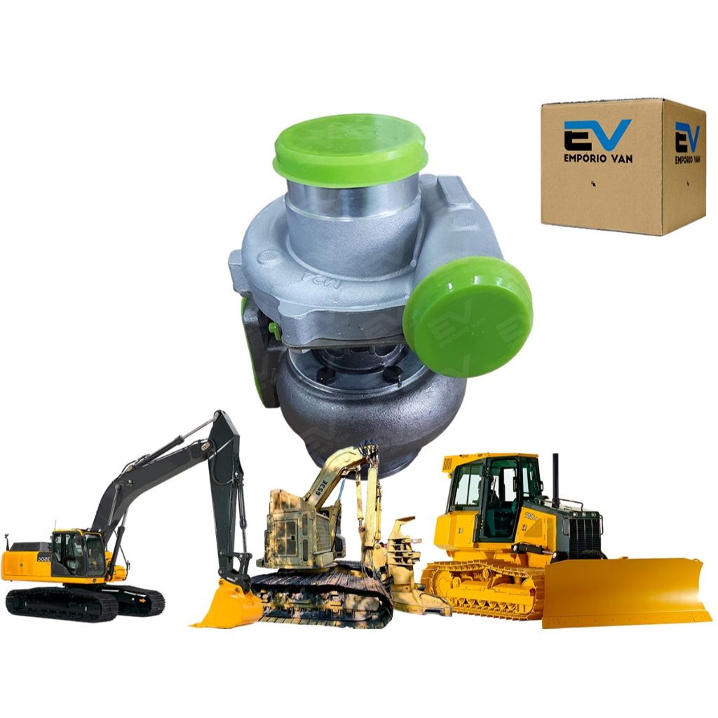 Turbina Feller Buncher Trator Esteira Escavadeira 6068h