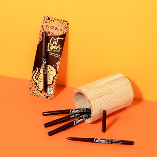 Lapiseira Para Olhos Cat Lovers Marrom Retrátil Matte Vegano Original Vizzela em Oferta na Shopee