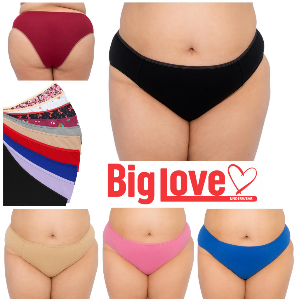 kit com 5 calcinha plus size de algodão tamanhos 44 até 54 direto da fabrica atacado e varejo Ref045 em Oferta na Shopee