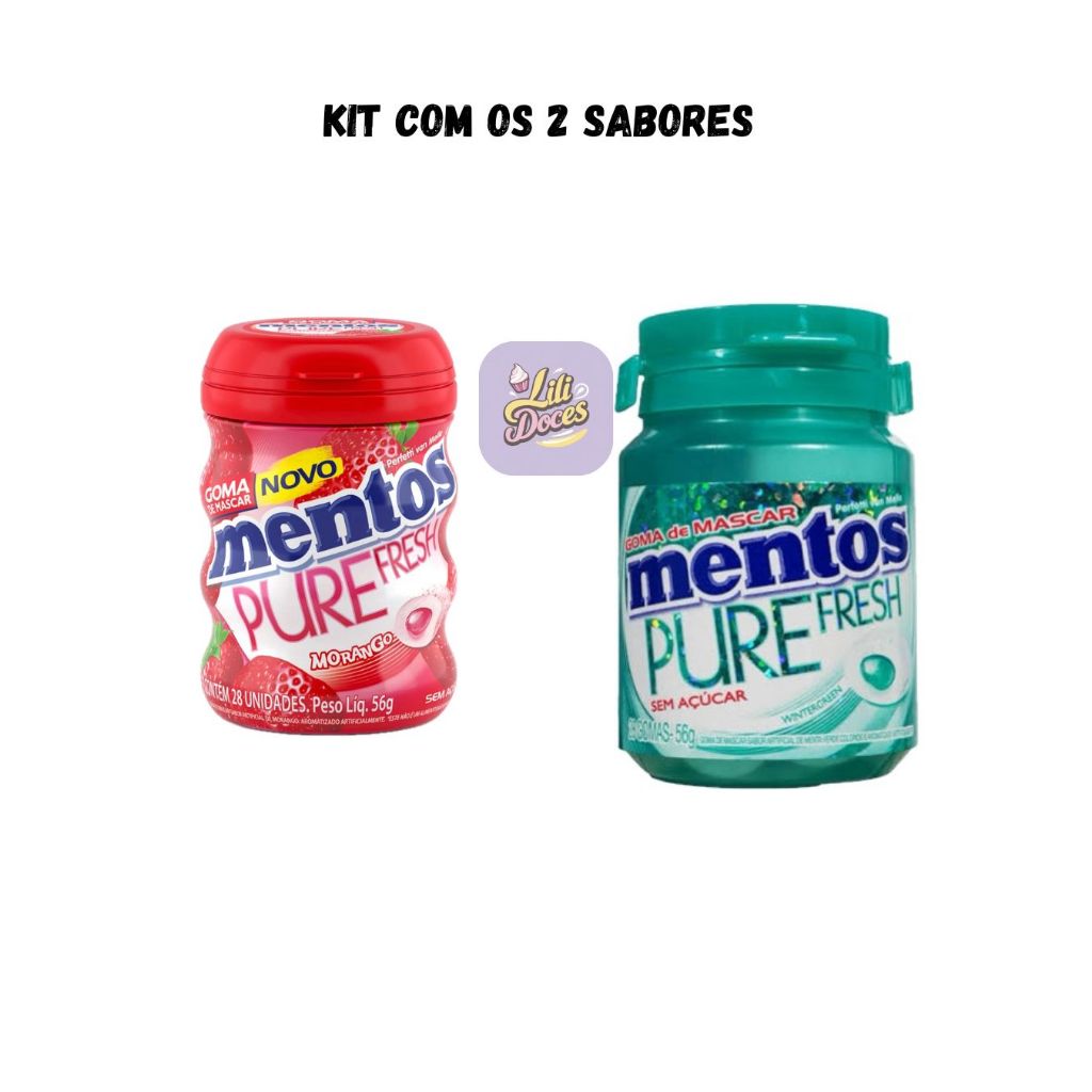 Kit Mentos garrafa com 2 unidades em Oferta na Shopee