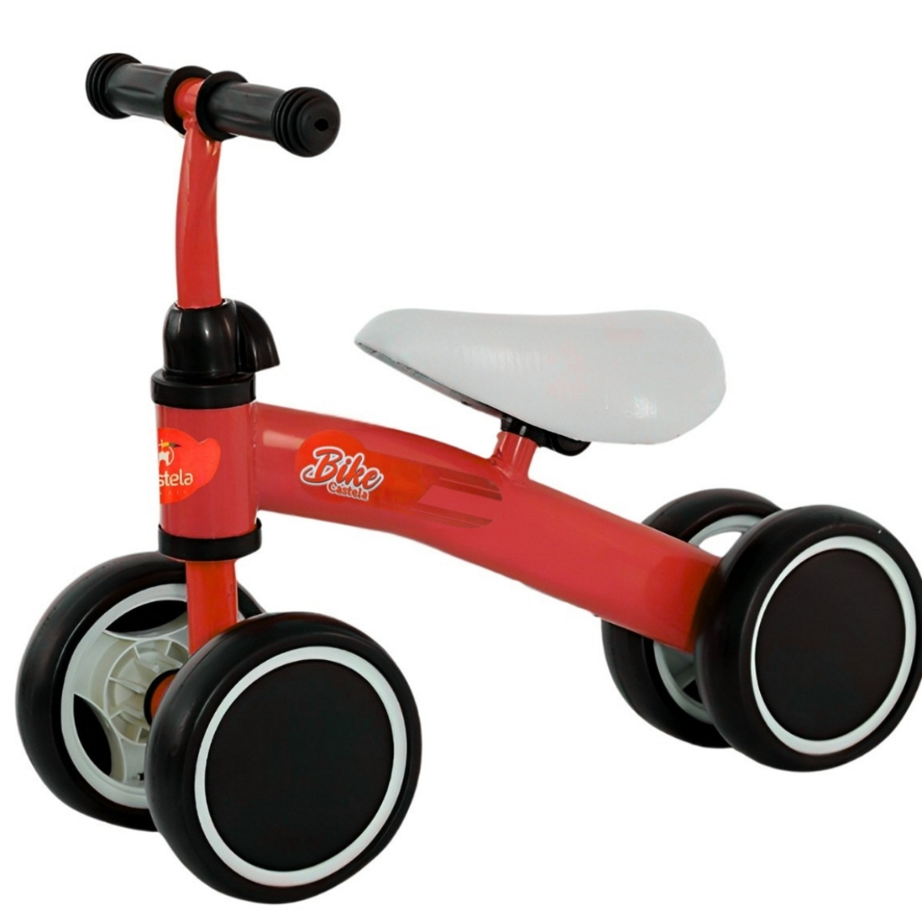 Bicicleta De Equilíbrio Infantil Até 20Kg Vermelha  Castela em Oferta na Shopee