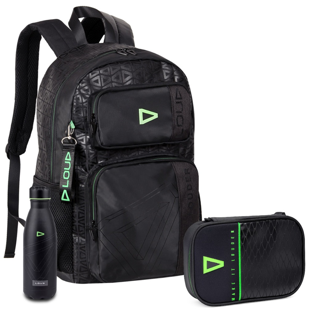 Kit Mochila Estojo Loud Gamer Video Game Oficial em Oferta na Shopee