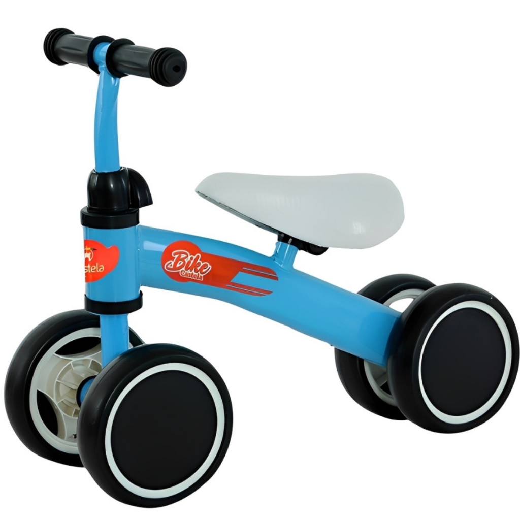 Bicicleta De Equilíbrio Infantil Até 20Kg Azul - Castela em Oferta na Shopee