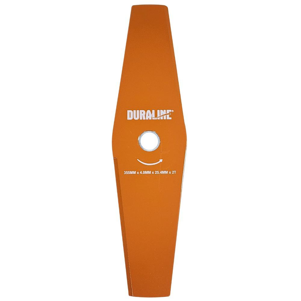 Lâmina com Ponta 355 MM Furo 25,4/20 MM para Roçadeira DURALINE em Oferta na Shopee