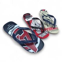 Chinelo masculino Havaianas 4146953 Top Marvel Logomania