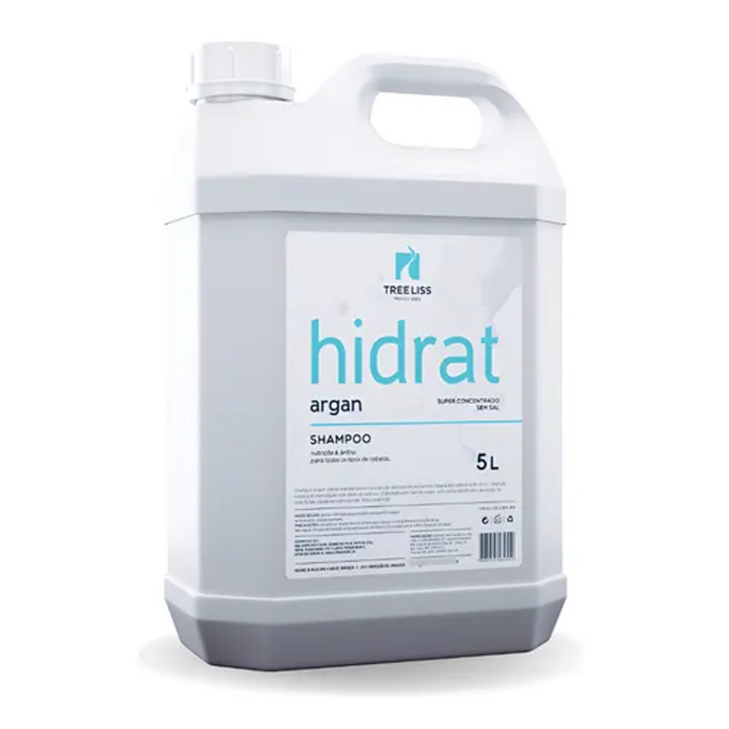 Shampoo Profissional Lavatório Hidrat Argan 5 Litros Tree Liss