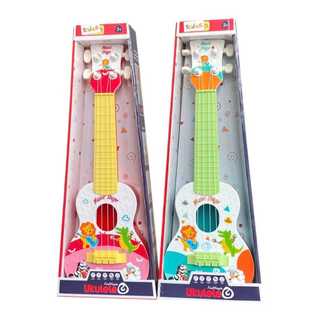 Brinquedo Musical Guitarra Violâo Infantil +3 Anos 4 Corda Educativo Para Criança