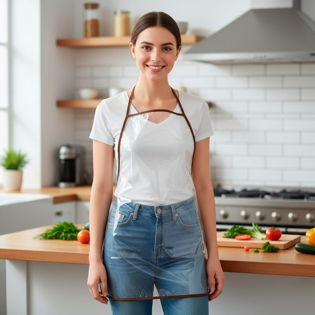 Avental Impermeável Transparente Plástico PVC em Oferta na Shopee