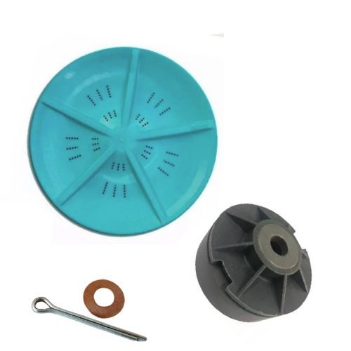 Agitador Verde + Cubo + Cupilha + Arruela Tanquinho Suggar Lavamatic 10kg/12kg 40 cm