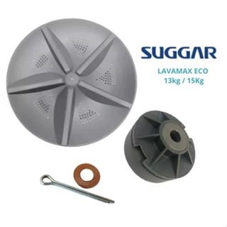 Agitador+ Cubo + Cupilha e Arruela  Cinza Lavamax Eco 13Kg /15KG NOVO em Oferta na Shopee