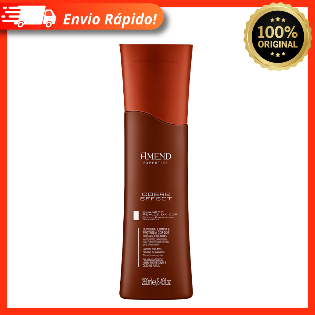 Shampoo Amend Expertise - Realce da Cor Cobre Effect 250ml