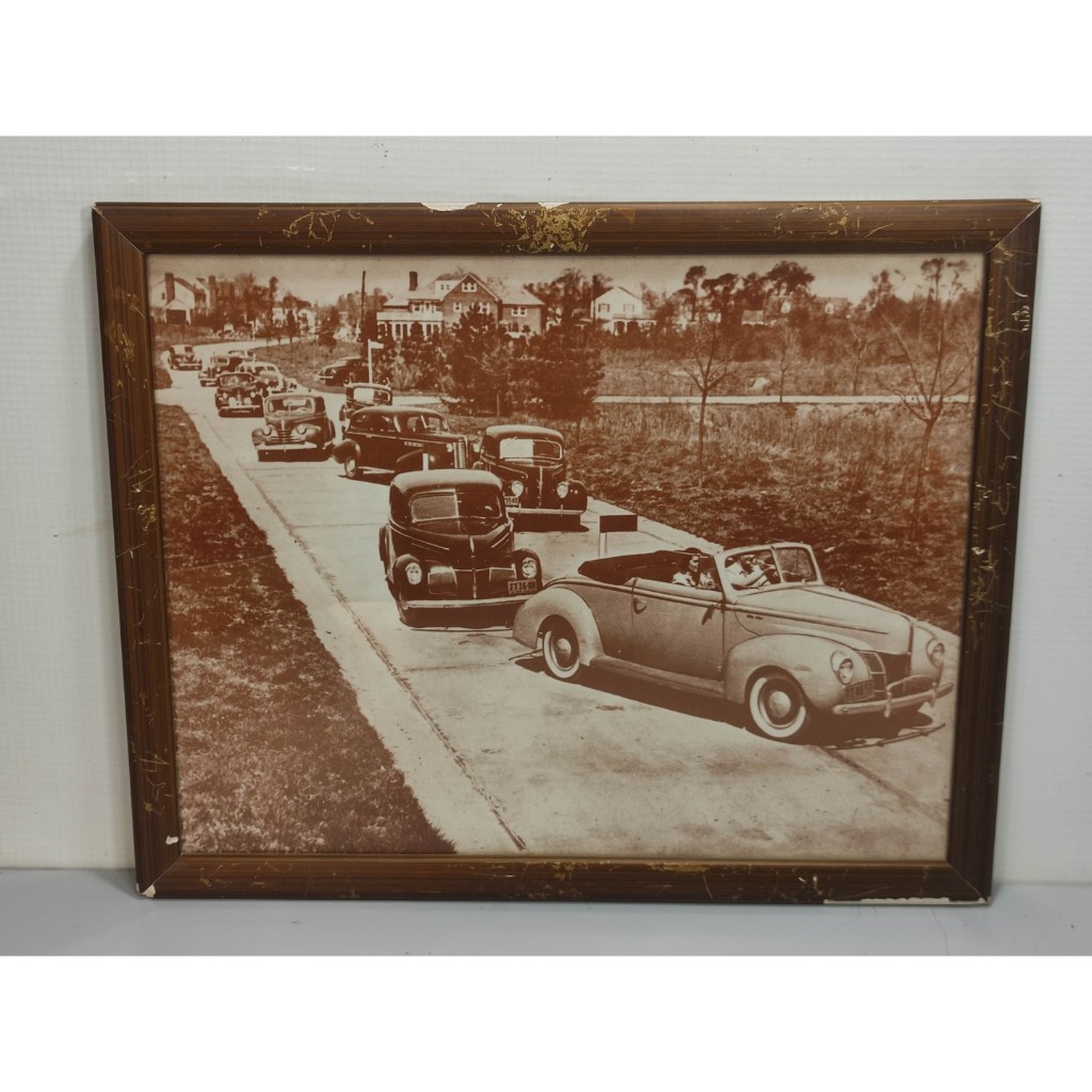 Quadro Antigo Decoração Sepia Card Stock Photo 1940 Tw4 Marrom Marrom-claro (Usado)