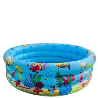 Piscina Infantil Inflável Redonda 3 Anéis Bebê Verão Menino Menina 40 Litros 60cm agua ou bolinhas !