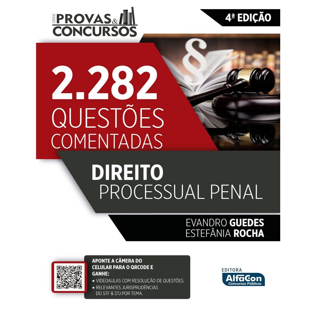 Livro & Apostila Direito Processual Penal: 2.282 Questões Comentadas -Serie Provas e Concursos
