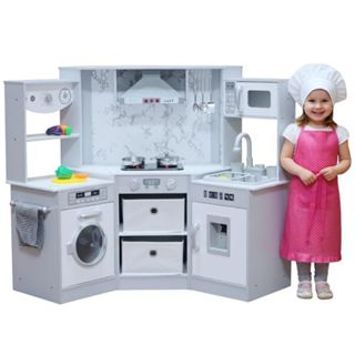 Cozinha Infantil MDF Completa – Geladeira + Máquina de Lavar, Kit Seguro e Divertido para Crianças em Oferta na Shopee