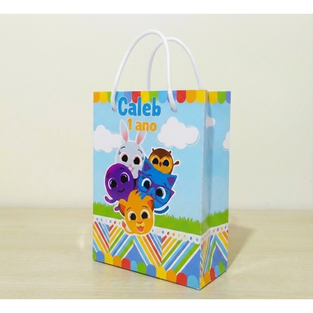 40 Sacolinha personalizada Bolofofos PEGUE E MONTE | Personalizados lembrancinhas mimos em Oferta na Shopee