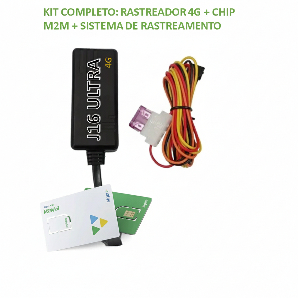 Rastreador 4G - Sem relé de bloqueio